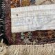 Handmade knotted wool Bakhtiar rug from Iran, burgundy, 200x300cm