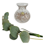Crystal round vase