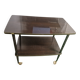 Formica rolling tables. Vintage 70s.