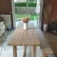 Solid oak farm table