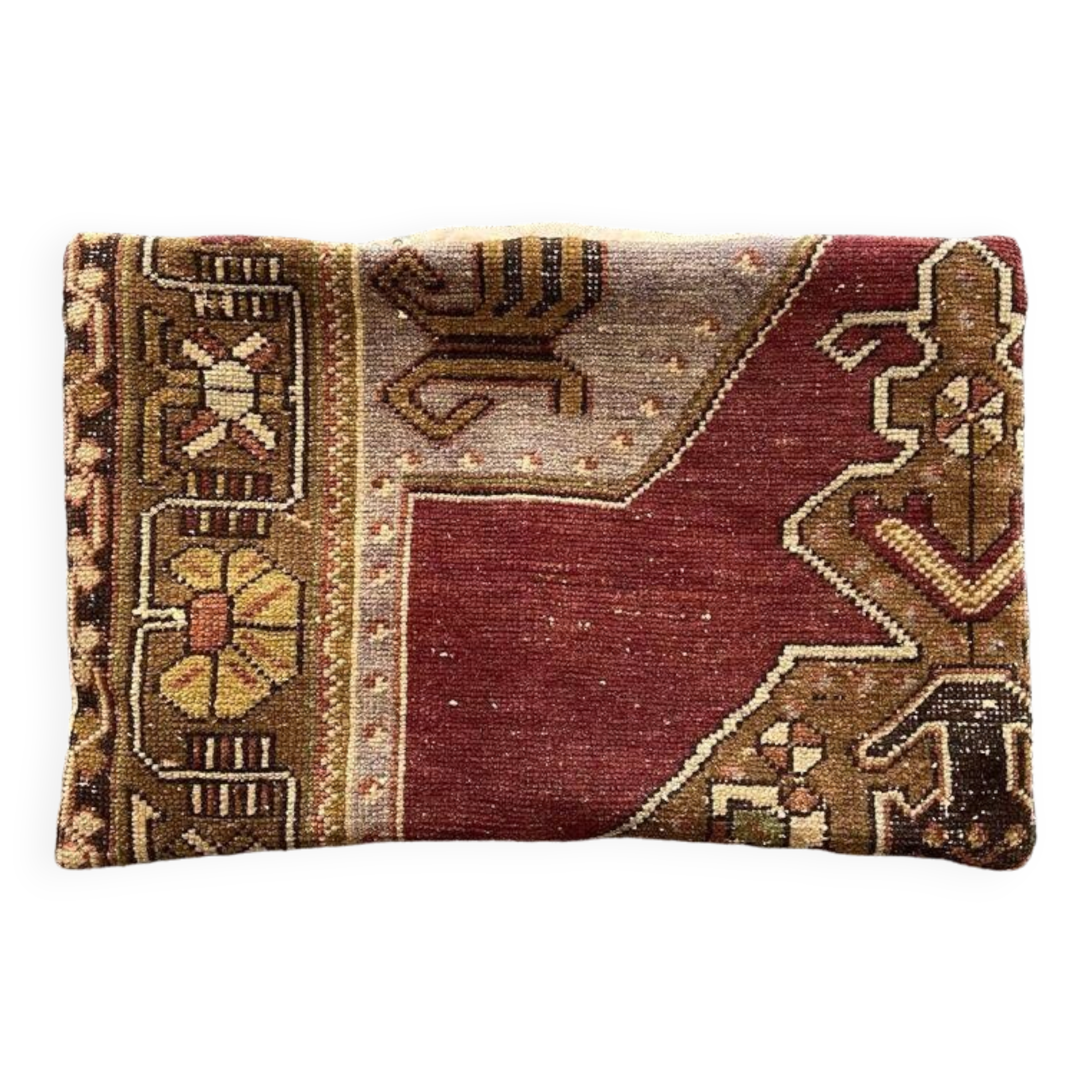 Handmade Persian rug cushion cover