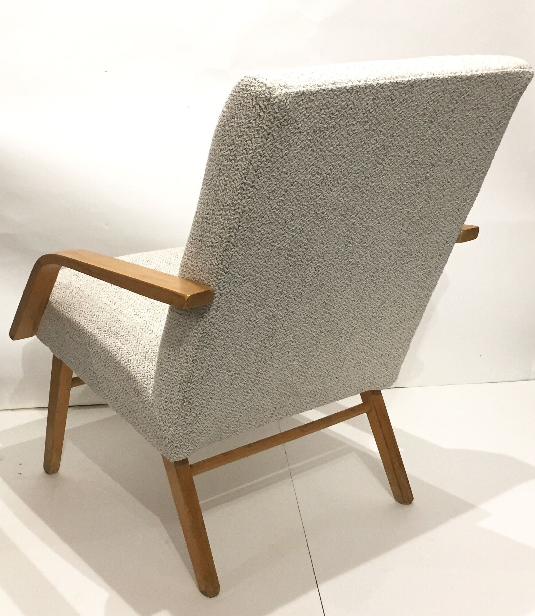 60s armchair reupholstered