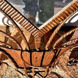 Vestiaire mural Art déco en fer forgé