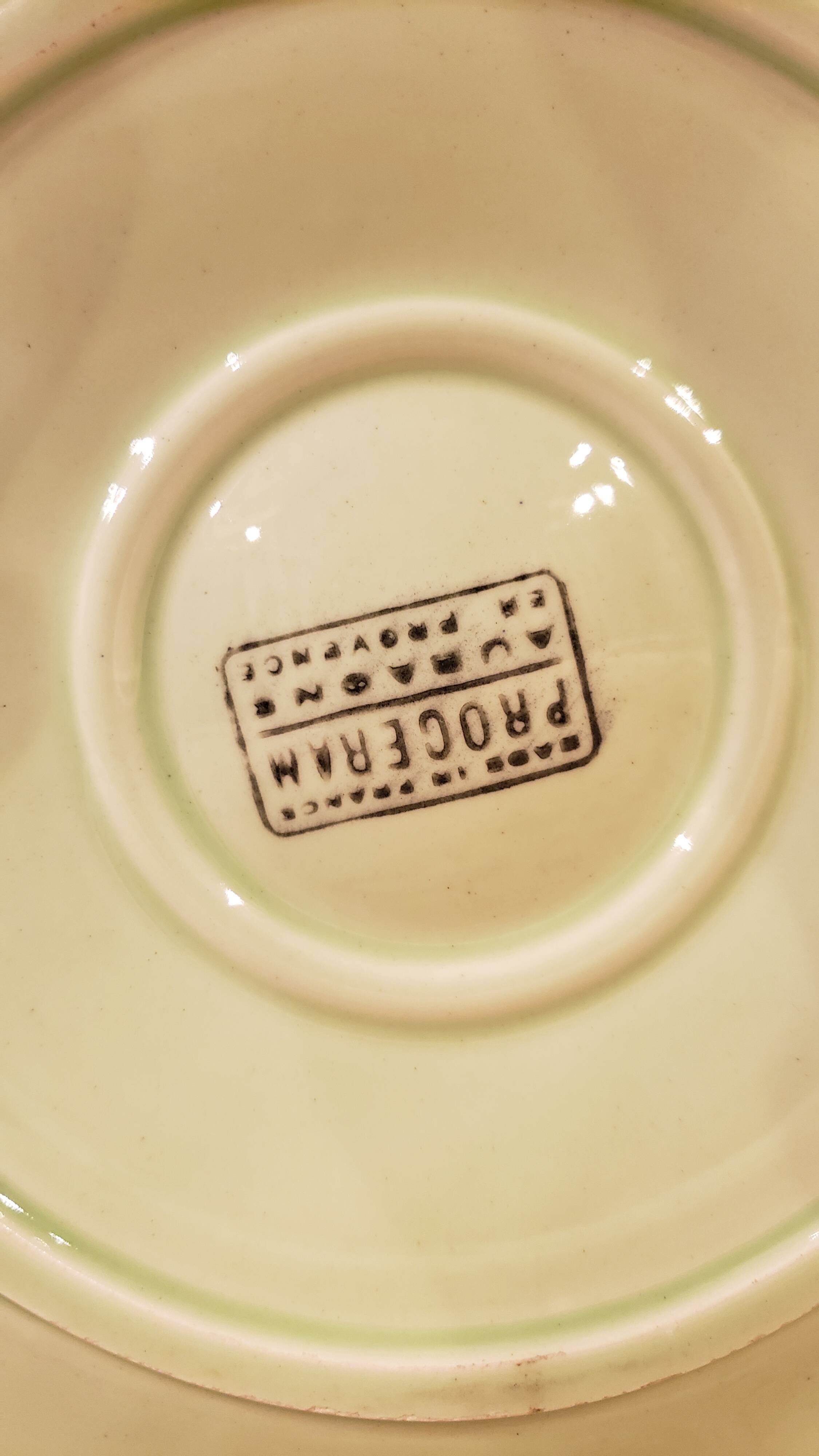 2 Proceram oyster plates from the 50s-60s