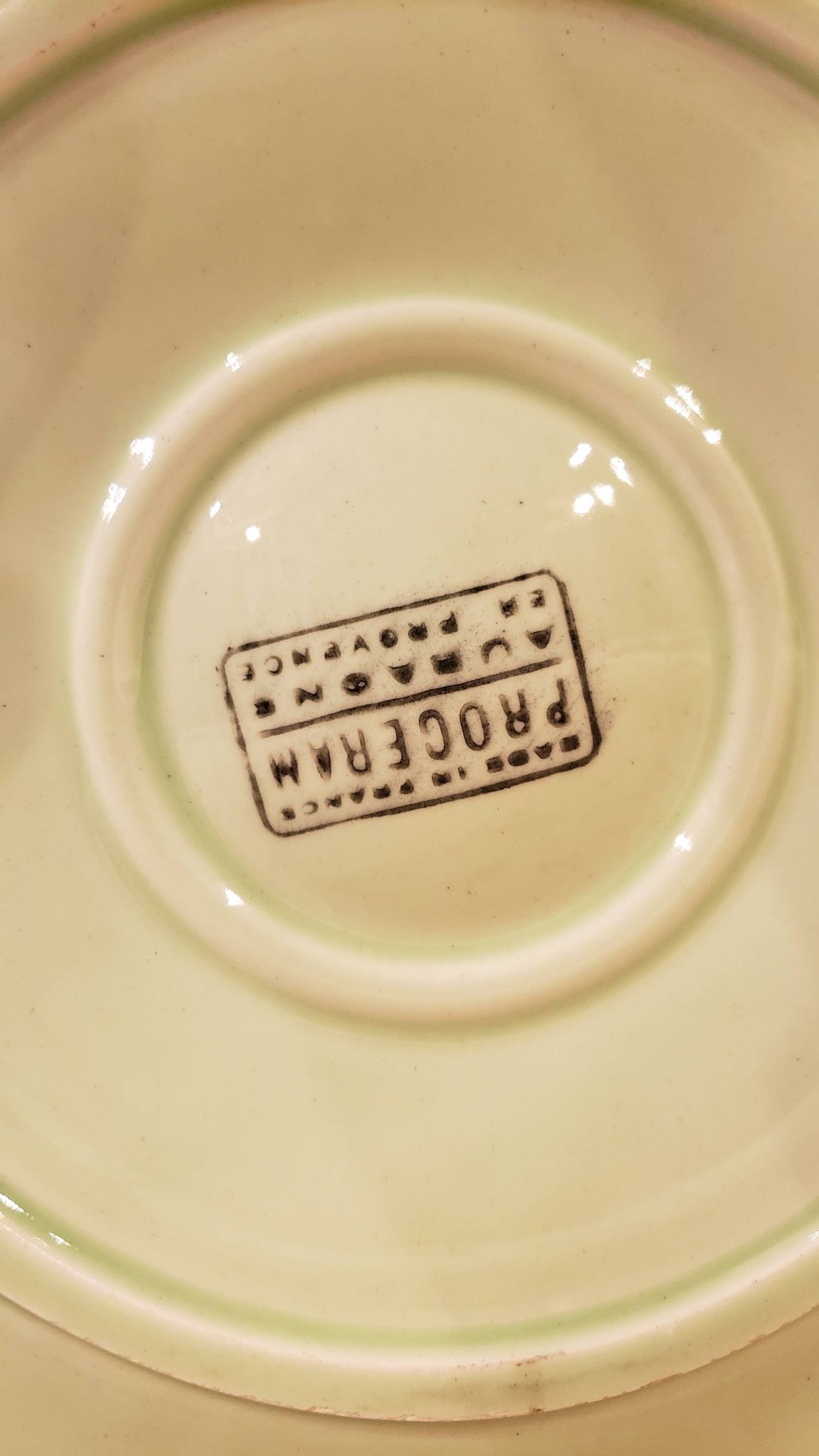 2 Assiettes à huitres Proceram années 50-60