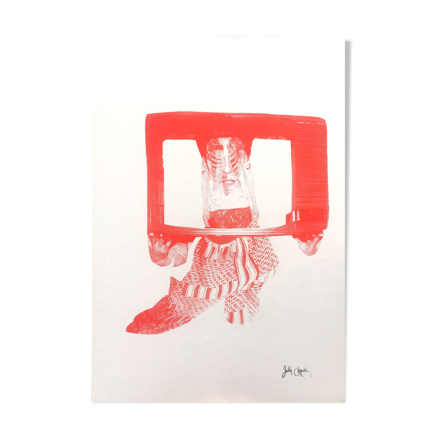 Video Kill the Radio Star - screenprint