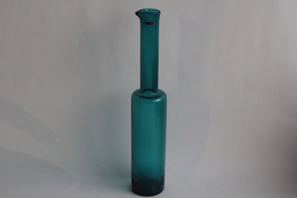 Glass bottle by Nanny still for Riihimäen Lasi O.Y Finland