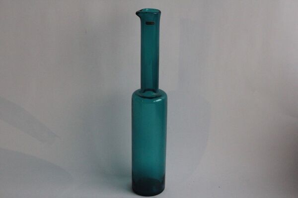 Bouteille verre par nanny still pour Riihimäen Lasi O.Y Finlande