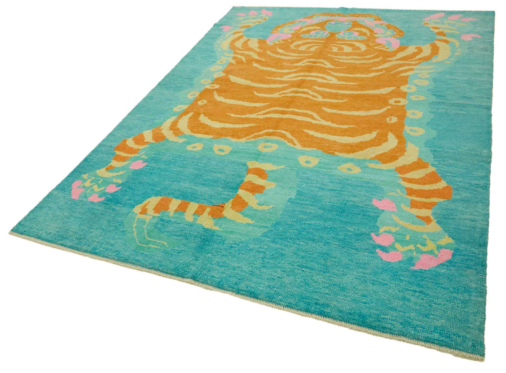 Turkish Handknotted Wool Tiger Rug  220 cm x 310 cm