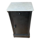 Commode plateau en marbre blanc