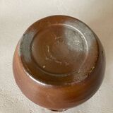 Pot en argile vernissé artisanal