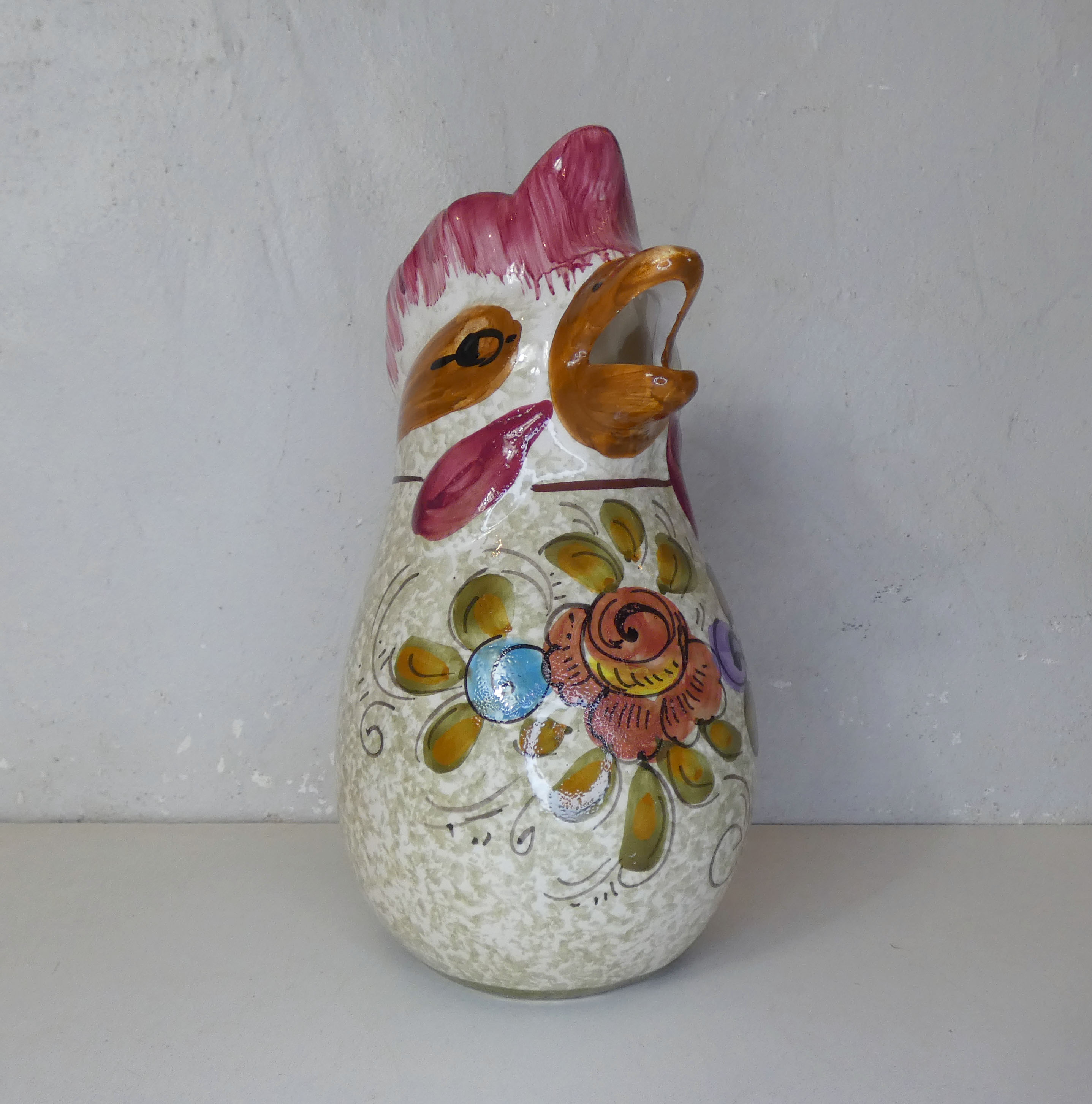 Vintage Sicilian ceramic pitcher