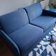 Sofa bed / convertible habitat – sleeping area 140cm – blue