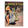 Original cinema poster La douceur de vivre Federico Fellini 1960