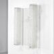 Large pair of Murano glass wall sconces, Italy 1970s. Vintage