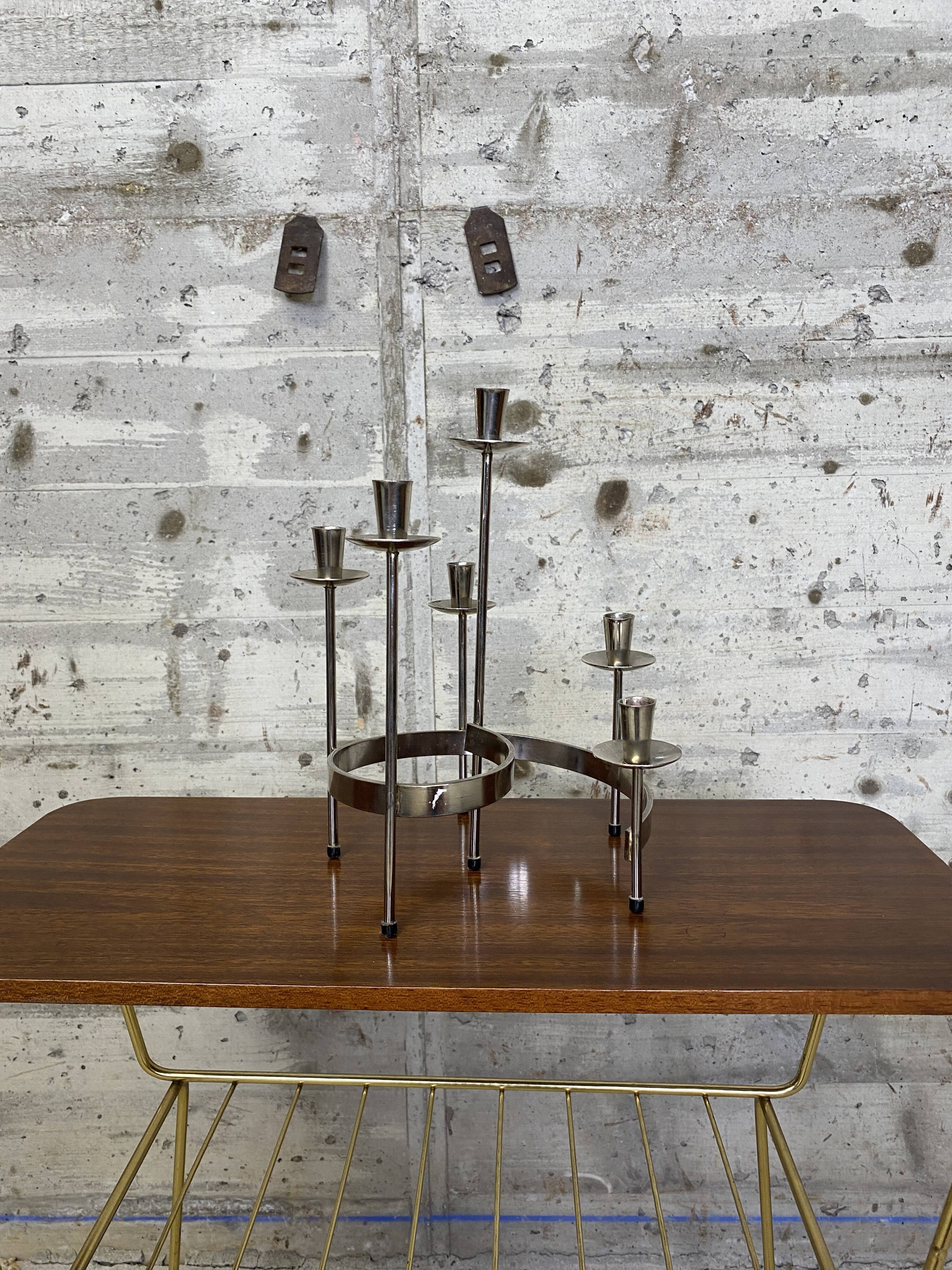 Danish vintage candle holder