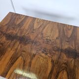 Extendable Art Deco table in olive root