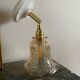 Wall light with vintage tulip