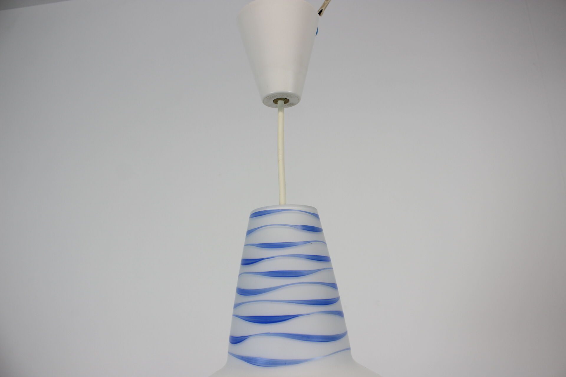 Mid-century glass pendant, 1960's