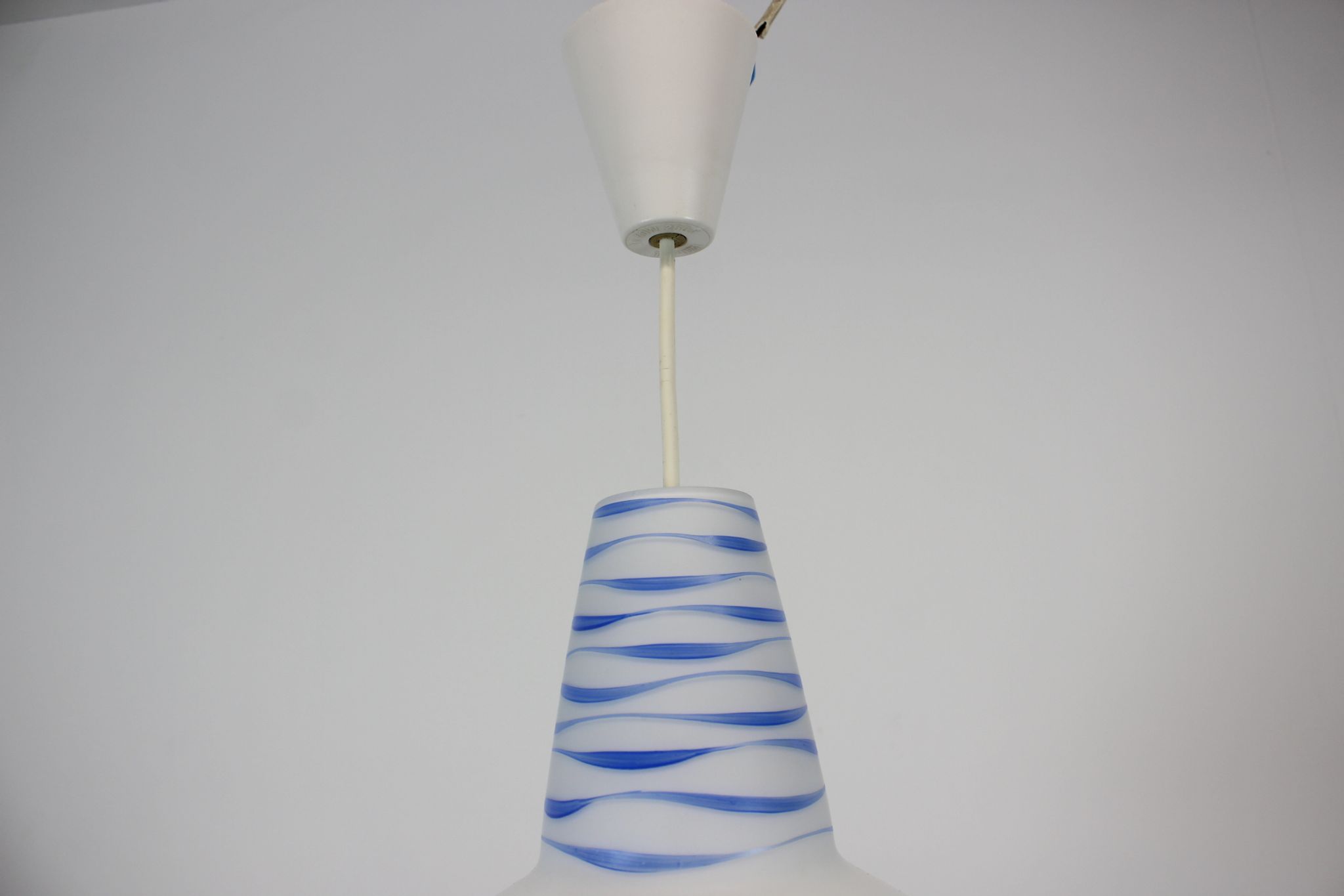 Mid-century glass pendant, 1960's