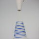 Mid-century glass pendant, 1960's