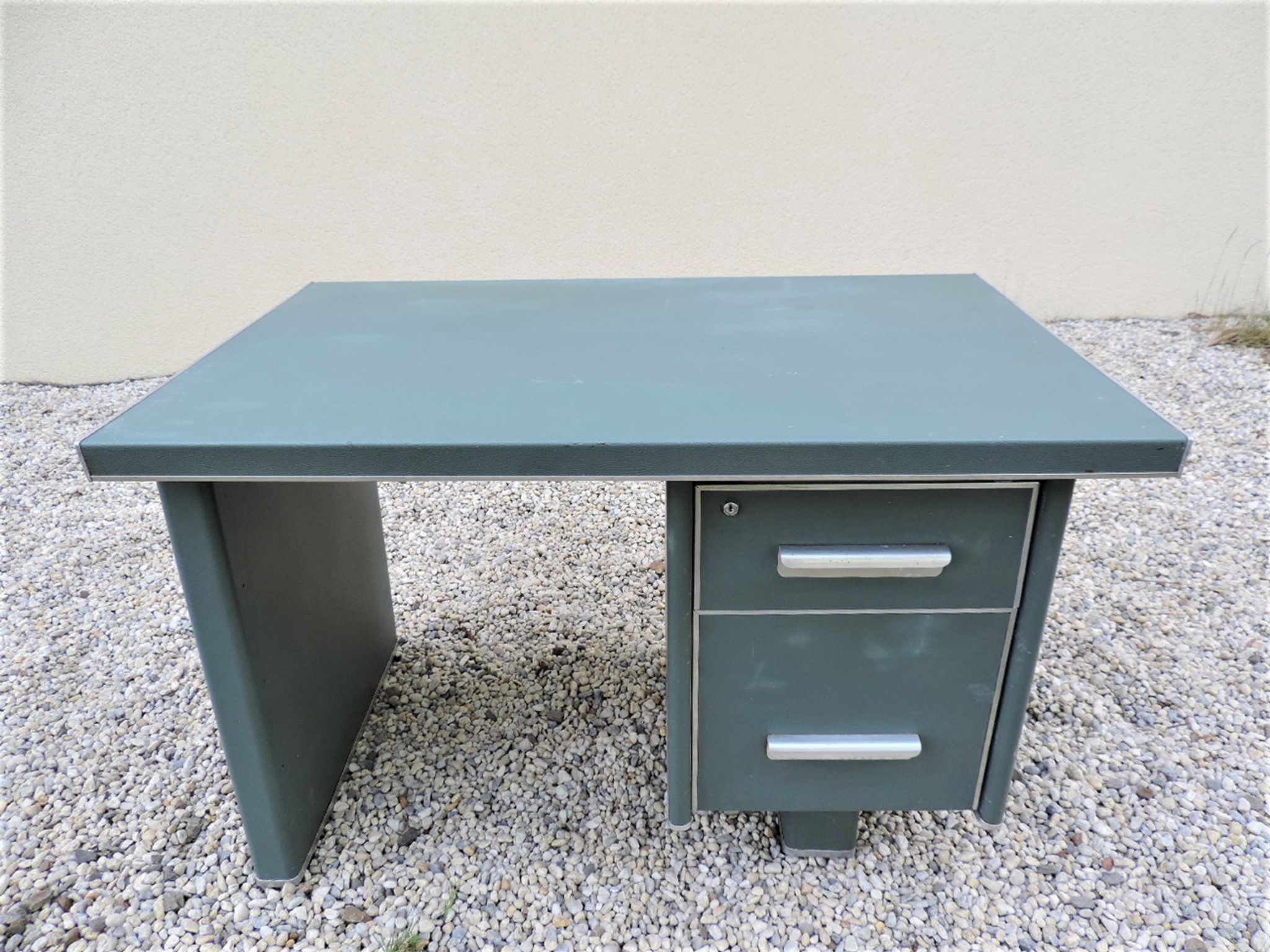 Industrial metal desk 1950