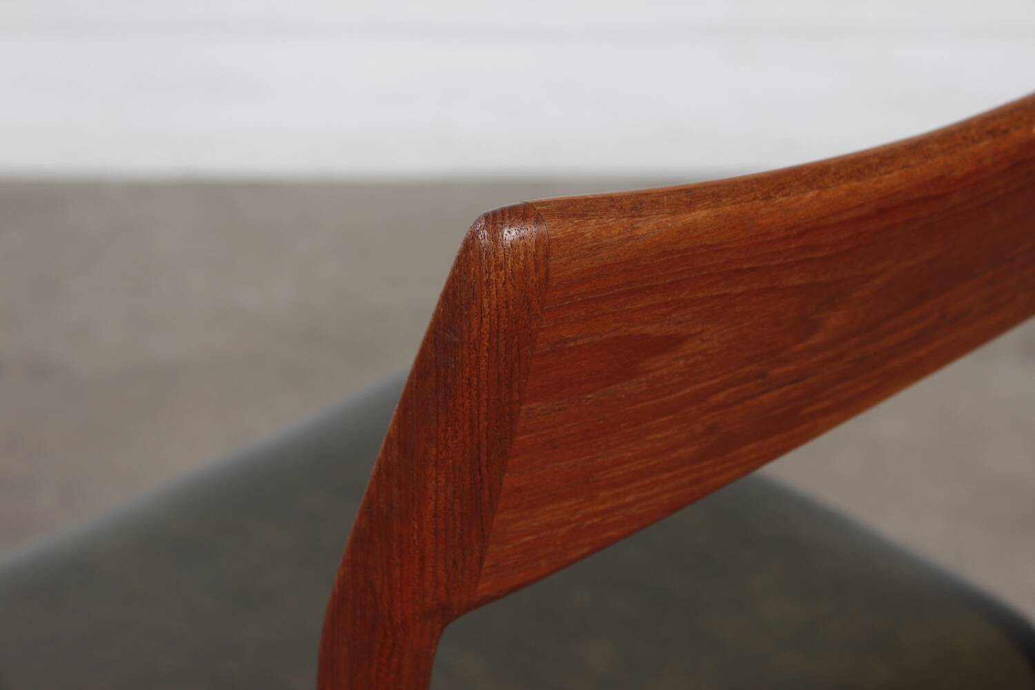 Vintage Teak Stuhl Danish Mid Century Kjærnulf Design 60er