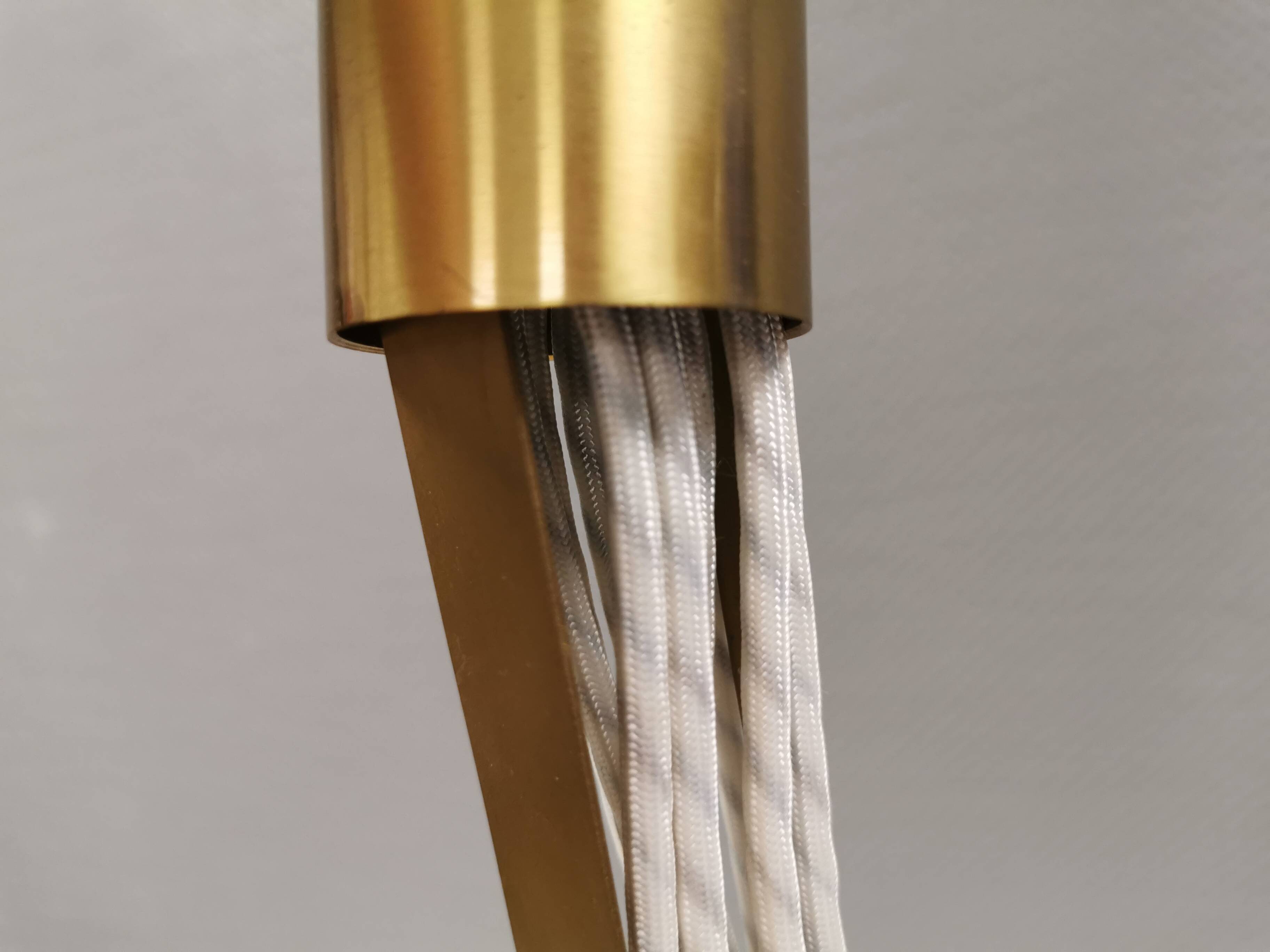 VERY rare original Vilhelm Lauritzen Gold Pendant for Louis Poulsen Denmark.