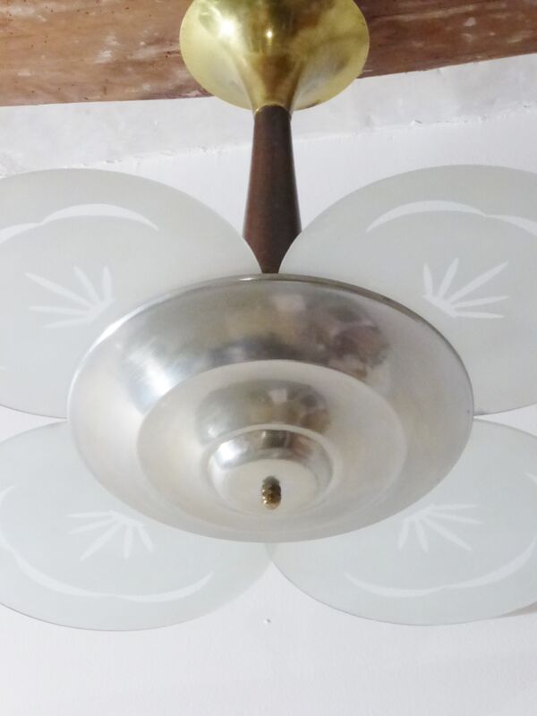 Magnifique lustre papillon art déco Années 20/ 30 vintage 20s 30s French art deco chandelier