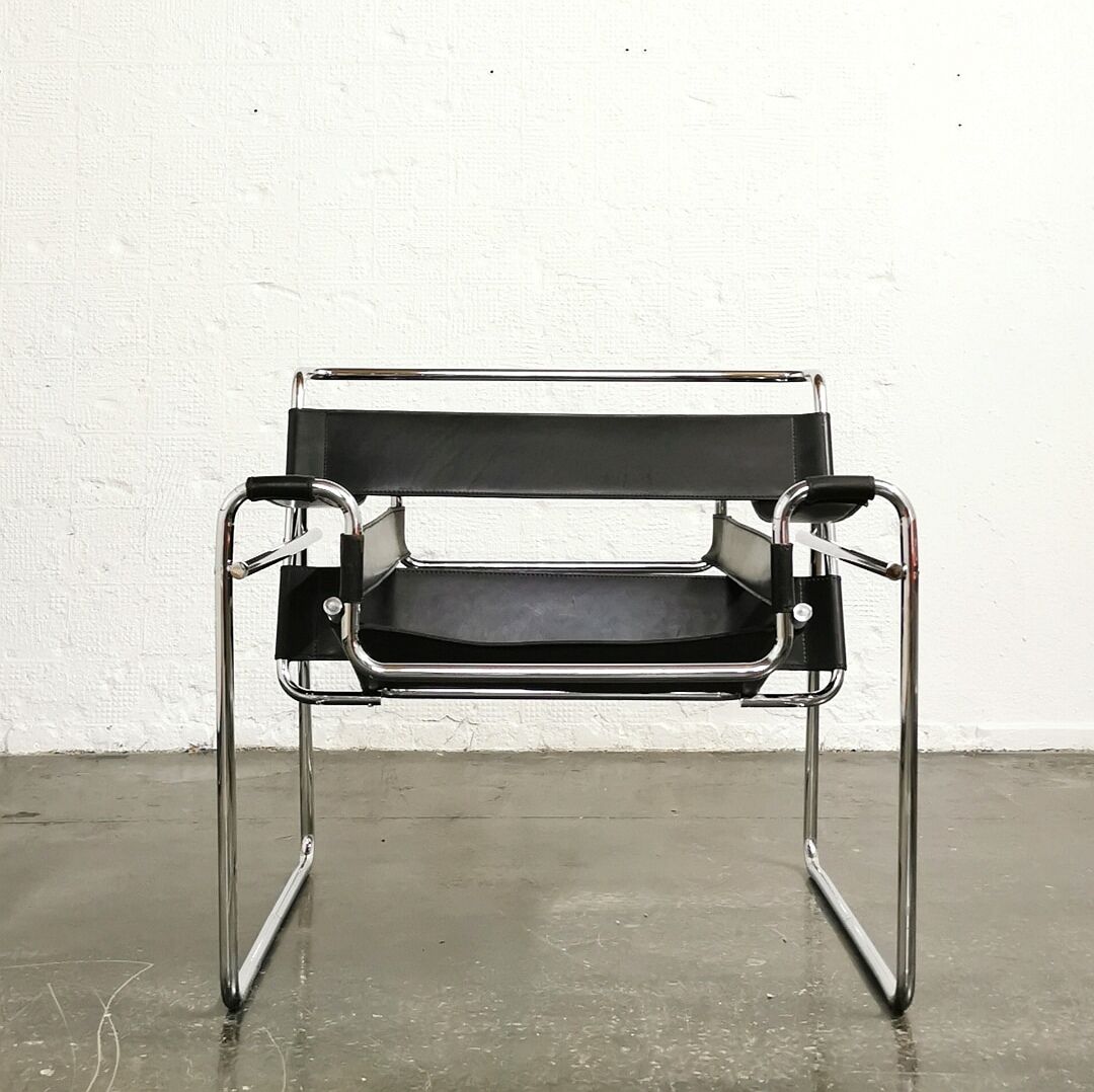 Armchair Wassily by Marcel Breuer, Habitat, 1970