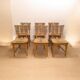 6× Vintage design Mart stam chairs