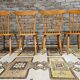 Set de 4 chaises bistrot modèle Baumann année 70'