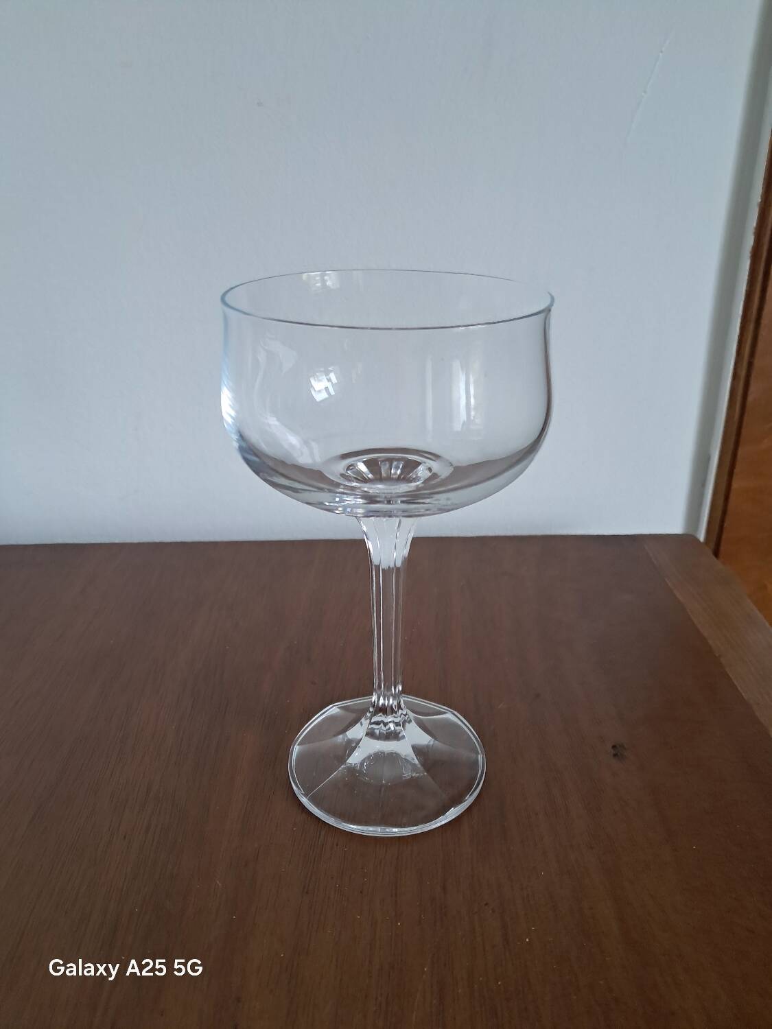 6 Diana Bohemian Crystal Champagne Glasses