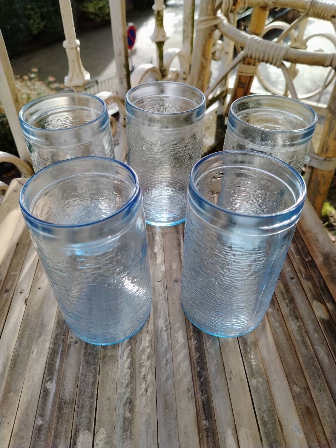Blue water drop Gelado glasses