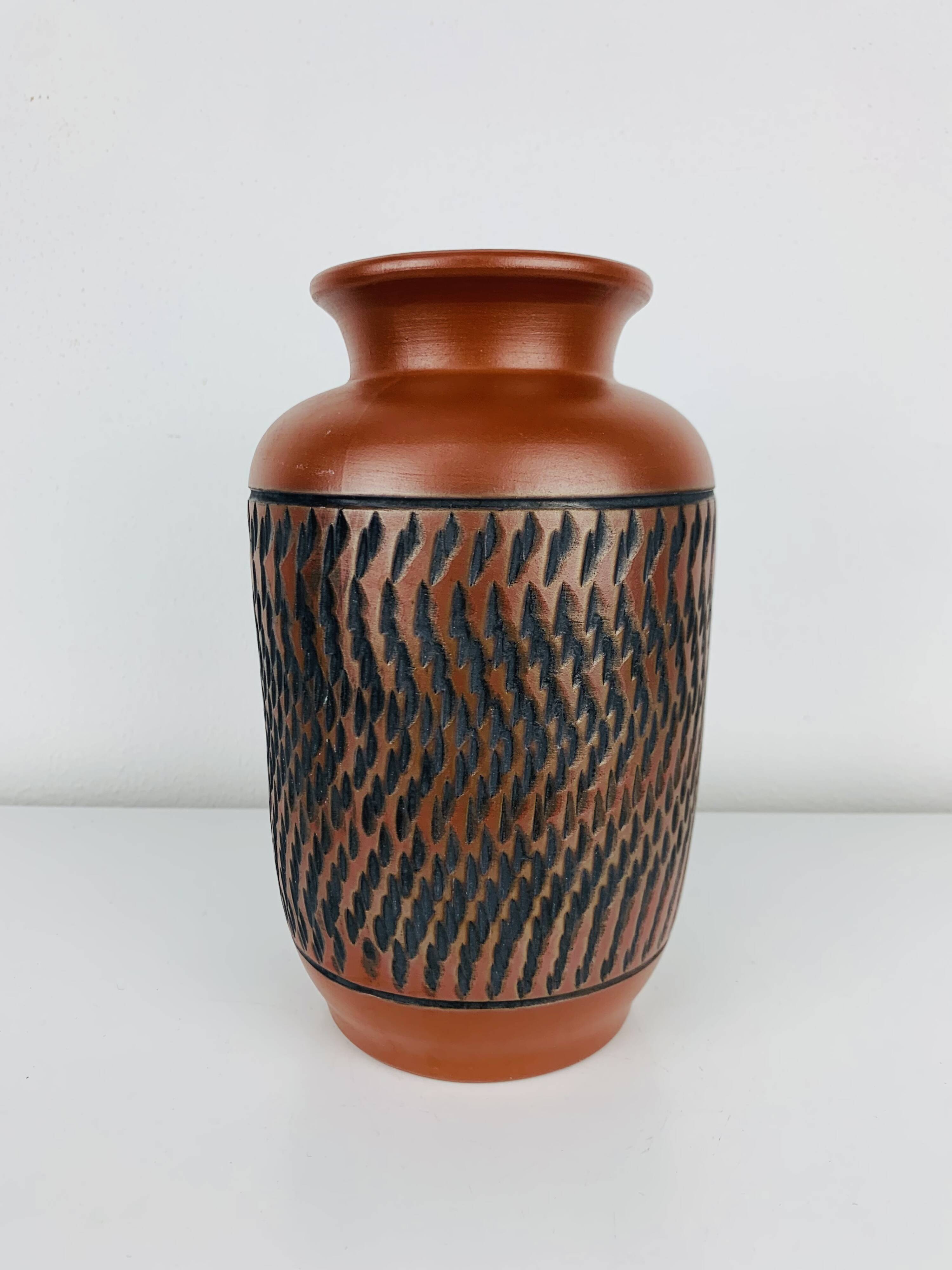 Vintage terracotta vase