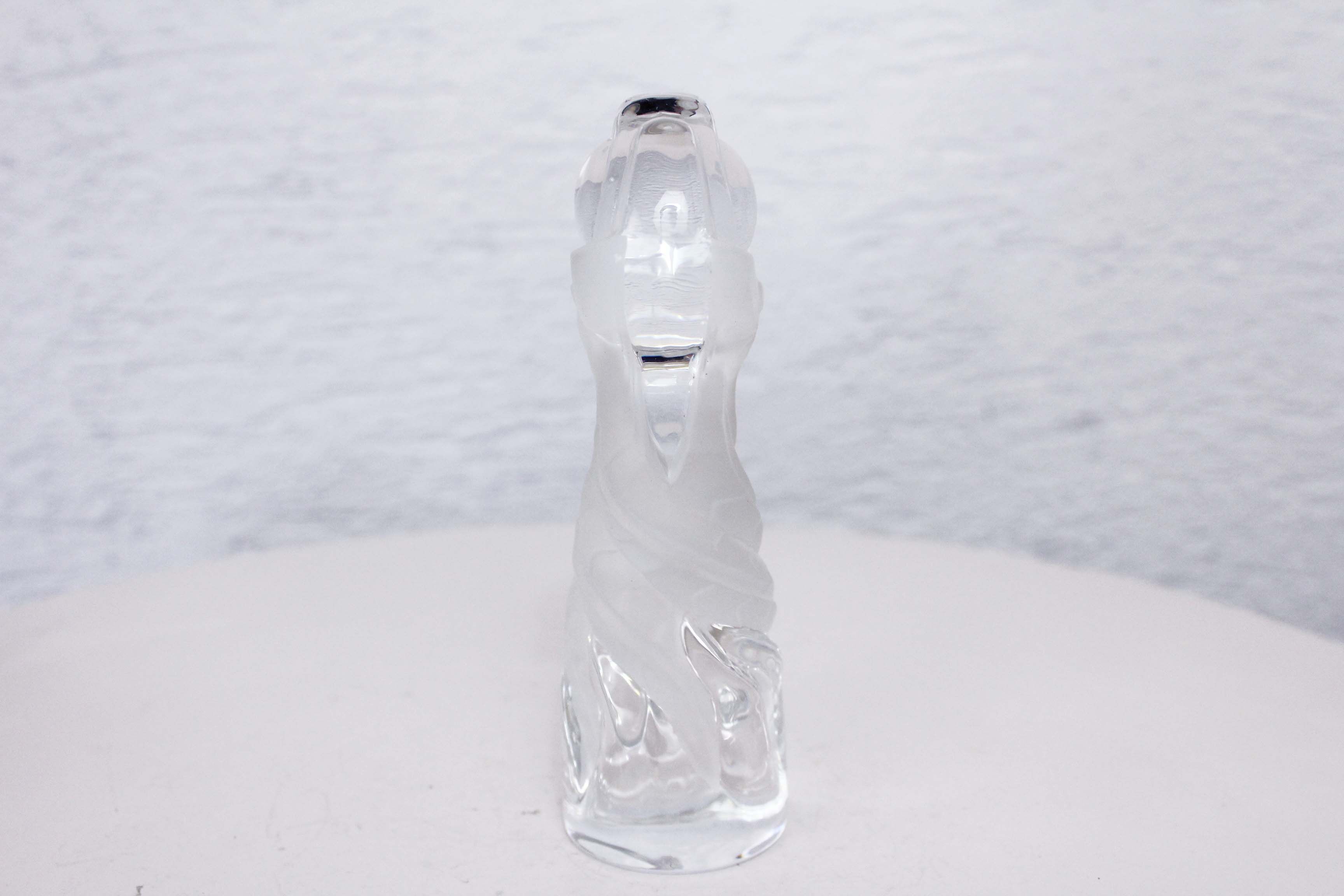 Presse papier  en cristal de Saint Louis