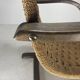 Cantilever wicker cord chair, 1930s
