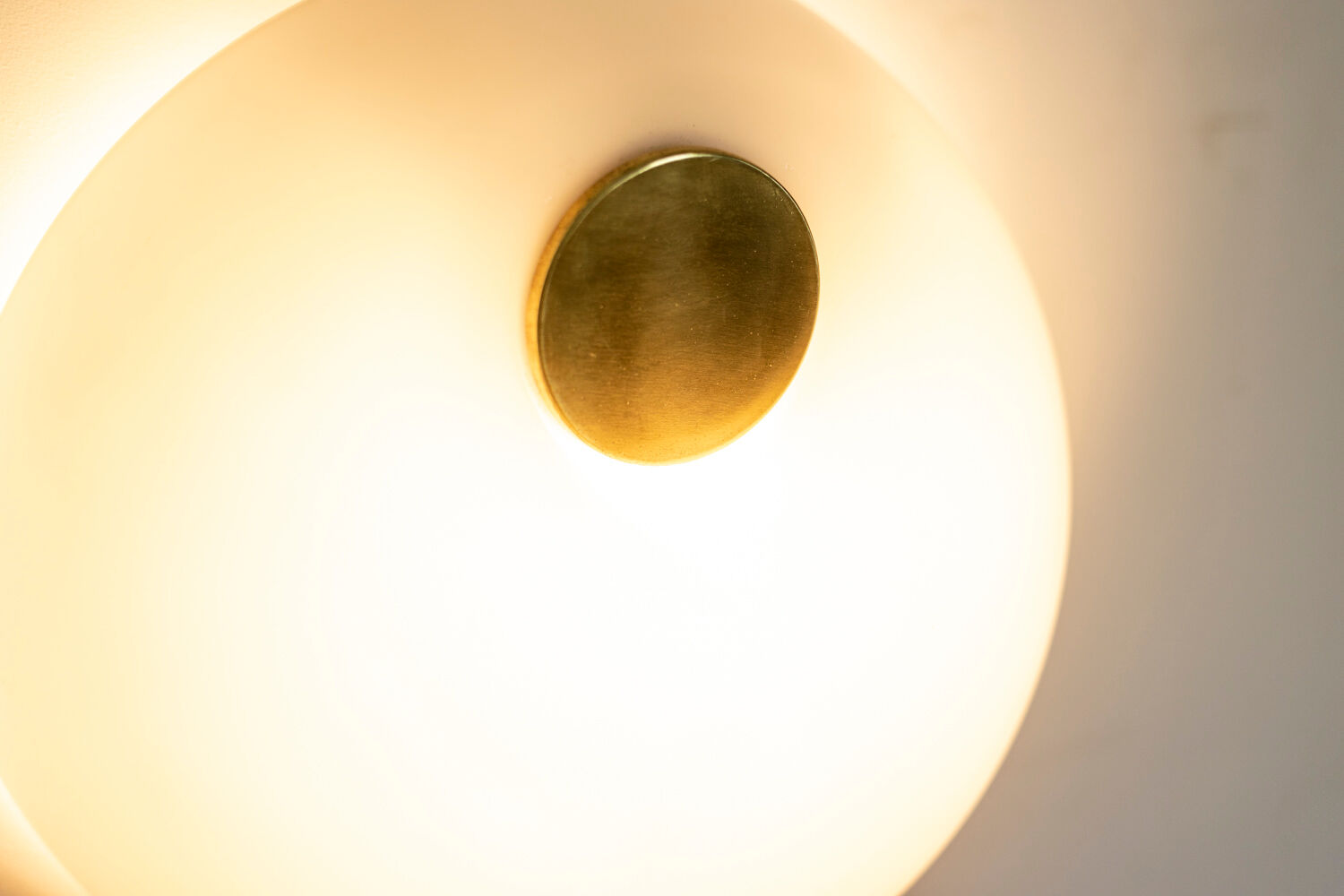 Opaline wall lamp, 1970s