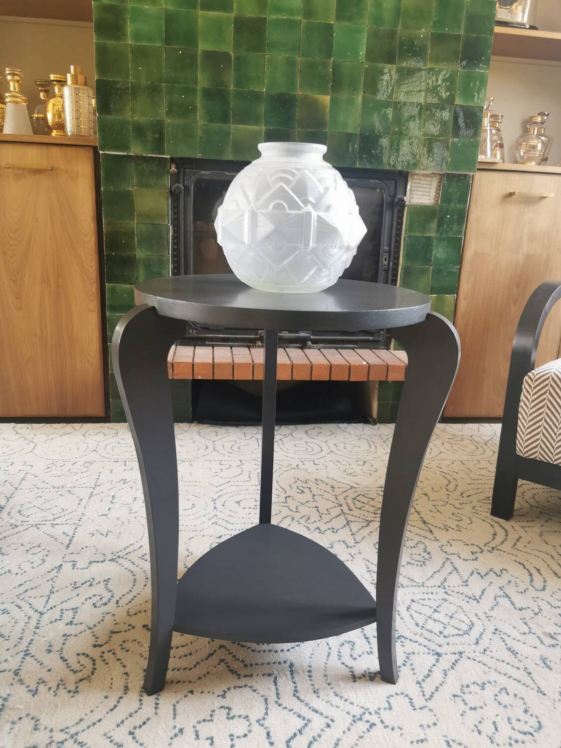 Renovated art deco pedestal table