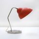 Lampe de table rouge des années 60 d'Inkop.
