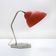 Lampe de table rouge des années 60 d'Inkop.