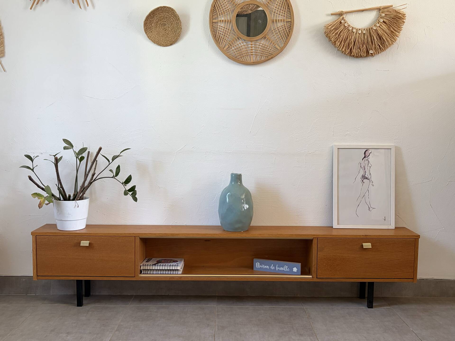 Enfilade basse vintage ( peu profonde )