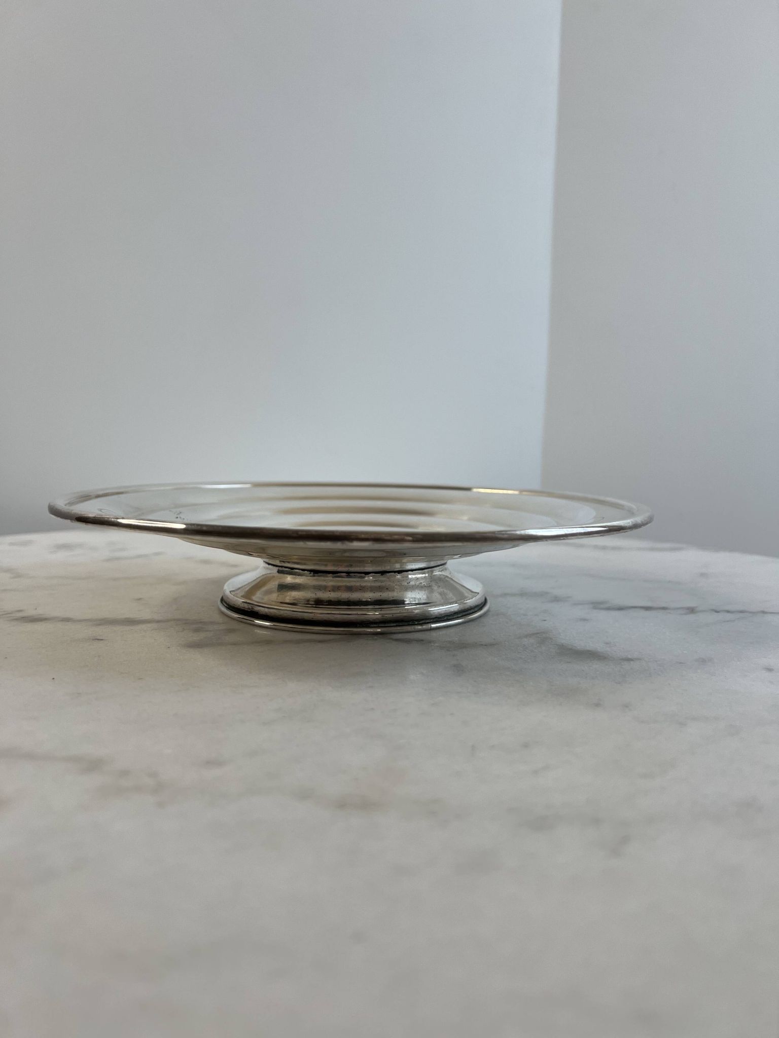 Art Deco silver-plated bowl