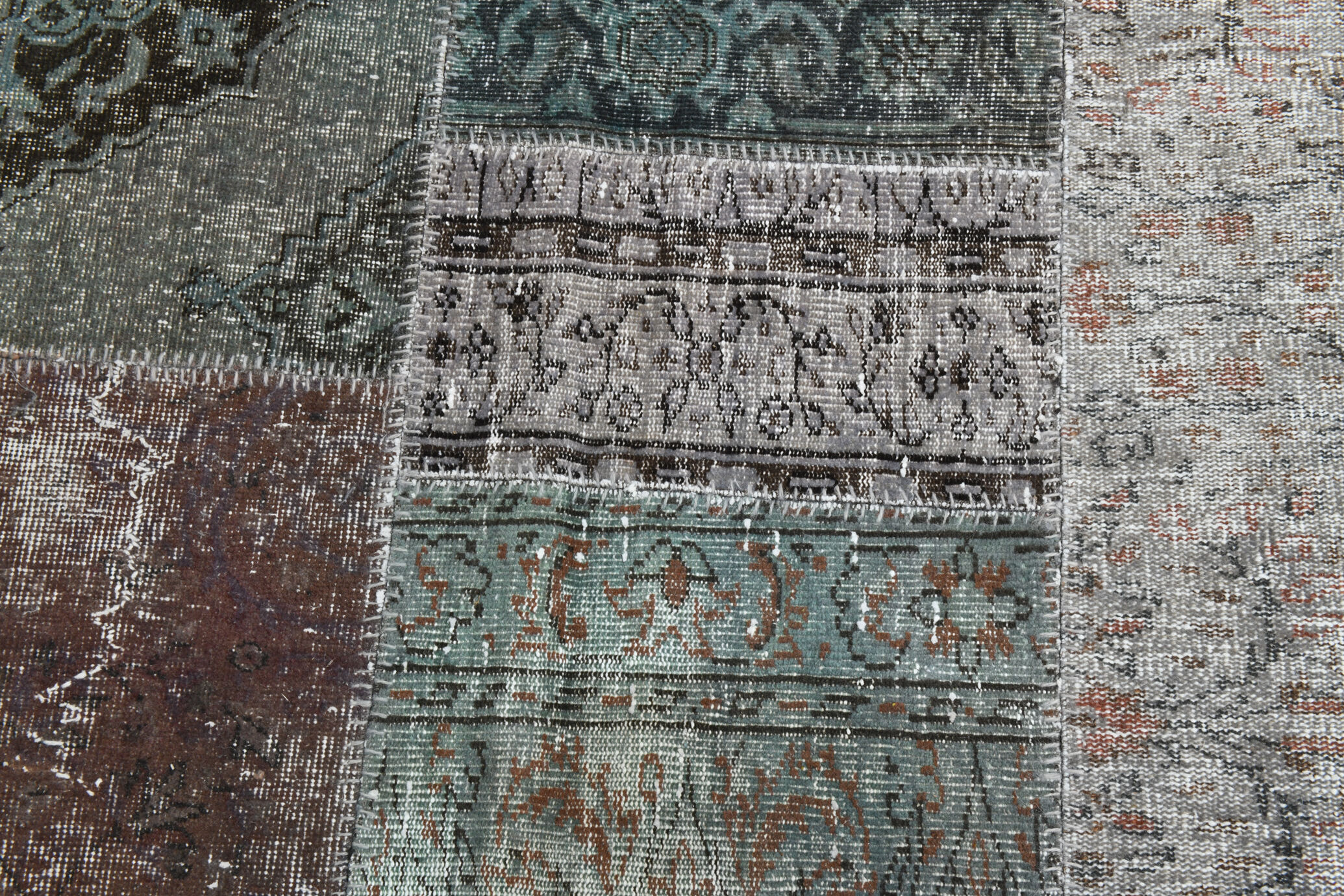 8x11 Handmade Wool Vintage Rug 354x251Cm