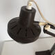 Vintage lamp 1960 office architect Ledu chocolate - 52 cm