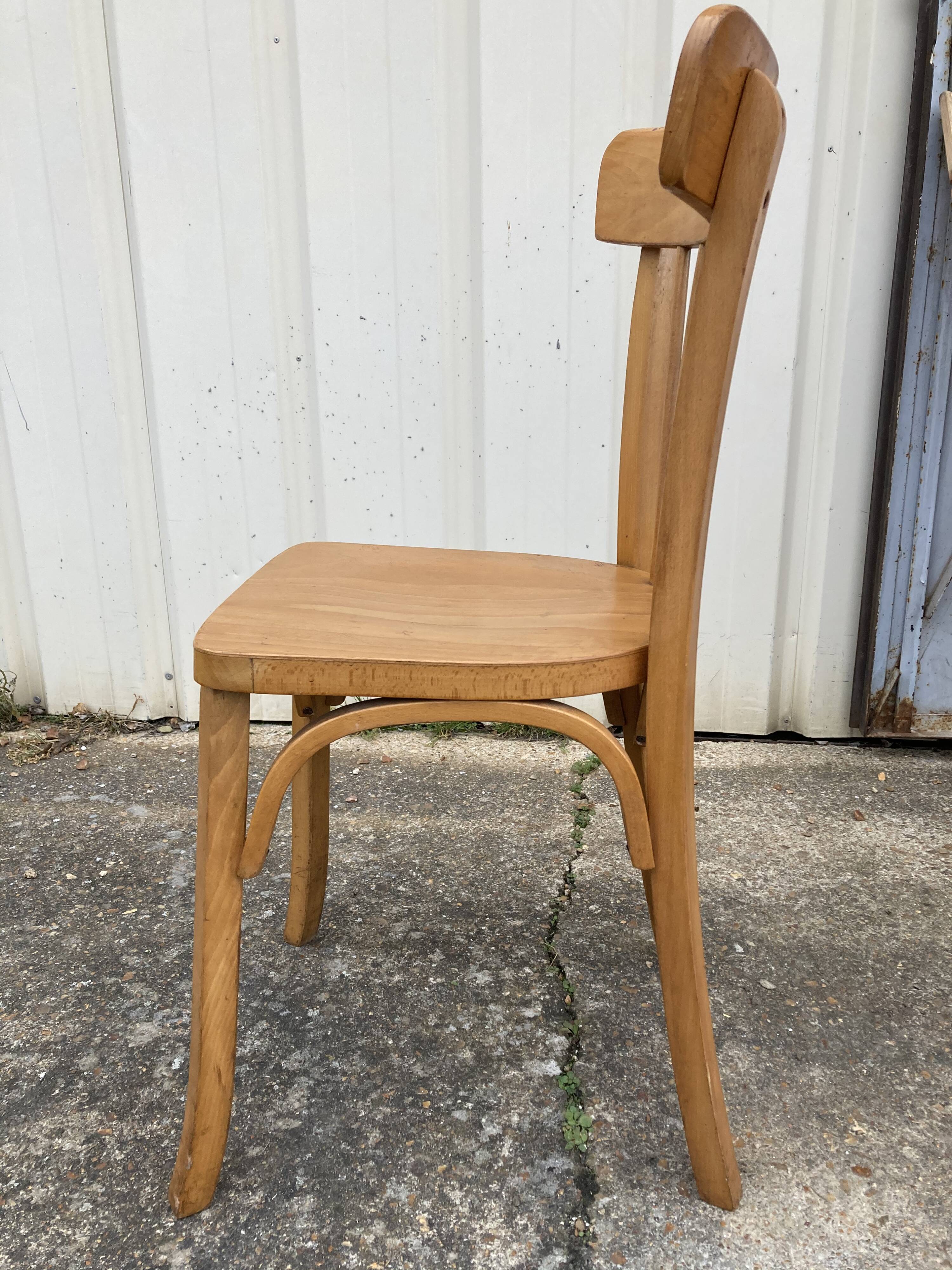 Old Scandinavian bistro chair