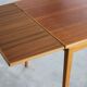 Table à manger extensible en chêne, années 60