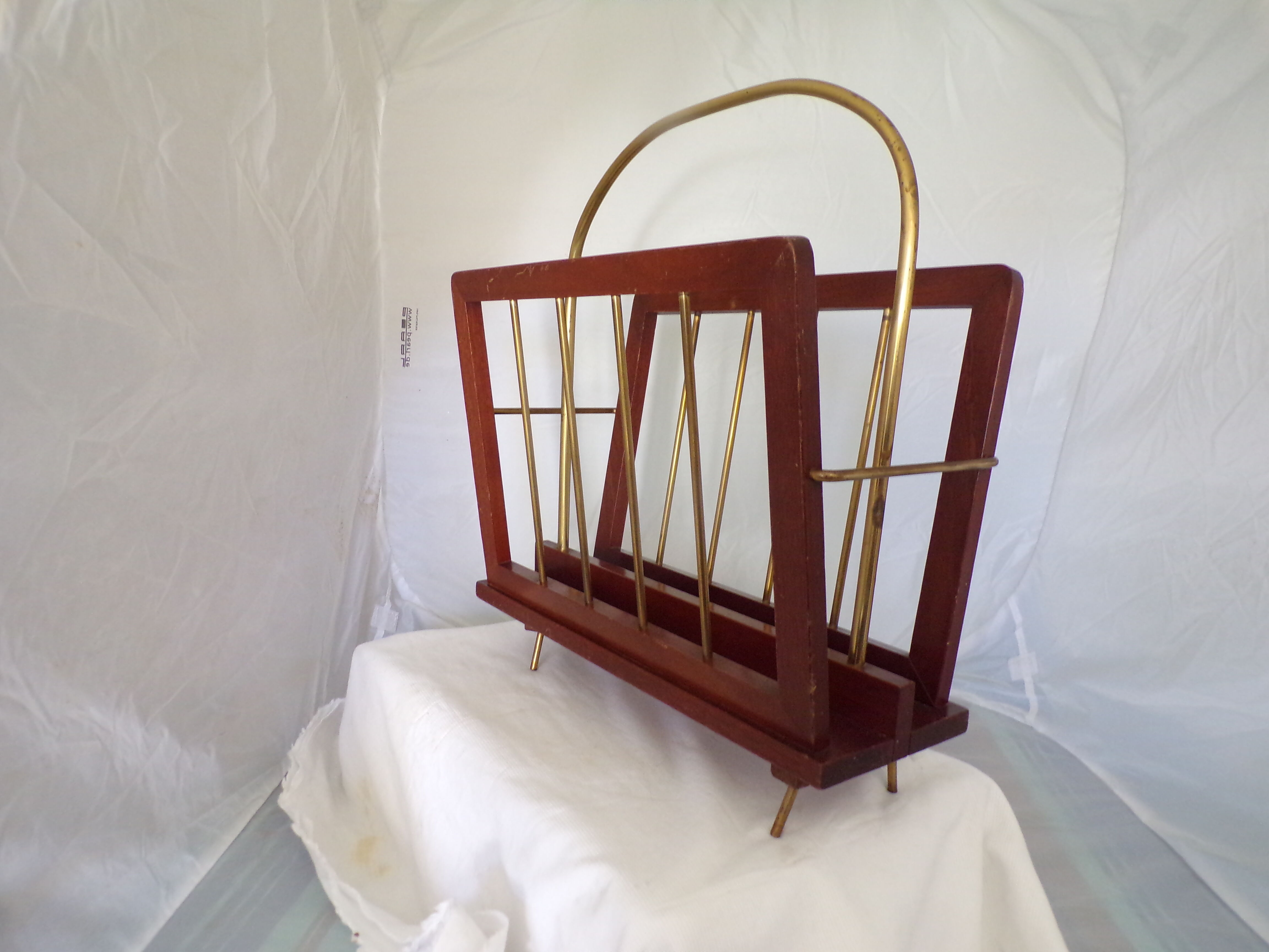 Review of brass and wood door