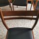 Table set and 6 Scandinavian Vintage Chairs in Teck