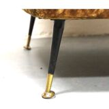 Pair set of 2 armchairs, italy 1950s